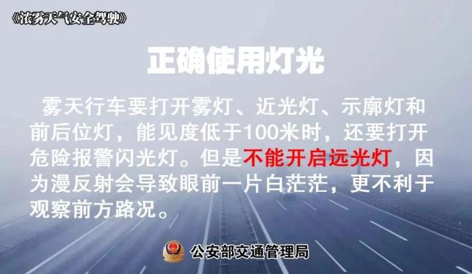 霧天安全行車_出行提示_大霧天氣駕駛技巧