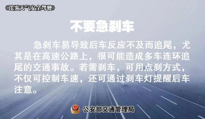 大霧天氣駕駛技巧_出行提示_霧天安全行車