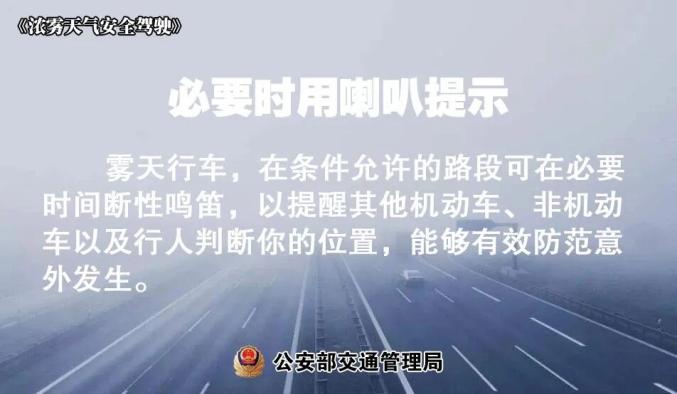 大霧天氣駕駛技巧_霧天安全行車_出行提示