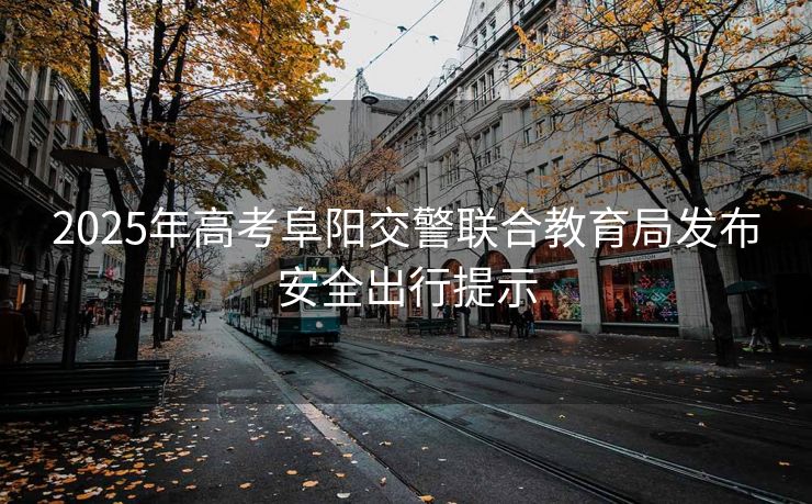 2025年高考阜陽交警聯(lián)合教育局發(fā)布安全出行提示